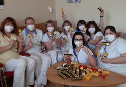 Zmrzlinové ochlazení přišlo našim zdravotníkům vhod Zmrzlinové ochlazení přišlo našim zdravotníkům vhod