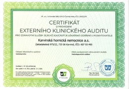 Naše RTG oddělení má úspěšně za sebou náročný externí audit