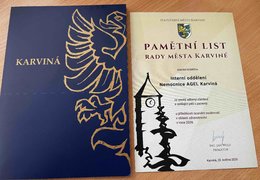 Zdravotníci Nemocnice AGEL Karviná získali významné uznání města Karviná