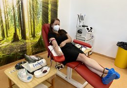 Naši zaměstnanci darovali krev pro naše pacienty