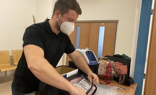 Přístroje přijel sestavit produktový specialista Ing. Karel Michalík.