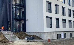 Stavba pavilonu skončila. Trvala pět měsíců.