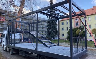 Modul únikového požárního schodiště