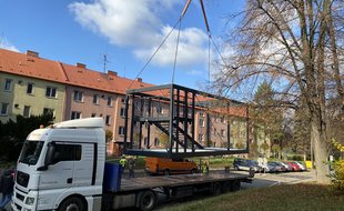 Modul únikového požárního schodiště