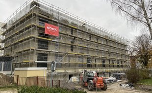 Fasáda je skoro hotová.