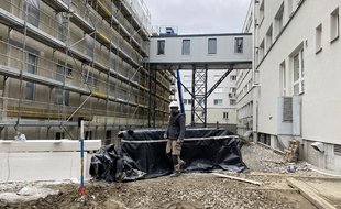 Fasáda je skoro hotová.