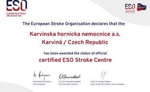 Evropský certifikát ESO