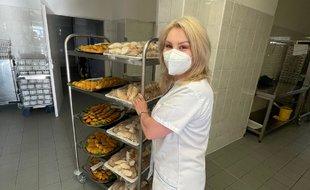 Náměstkyně pro ošetřovatelskou péči Bc. Táňa Bělicová dnes překvapila naše sestřičky bohatou snídaní.