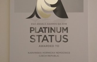 Ocenění Iktového centra - Ocenění ESO Angels Platinium Awards 2018